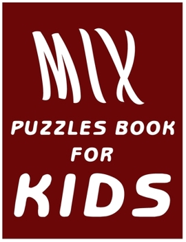 Paperback Easy Mix Puzzles Book for Kids Book