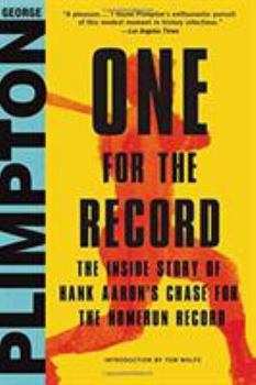 Hardcover One for the Record: The Inside Story of Hank Aaron's Chase for the Home Run Record Book