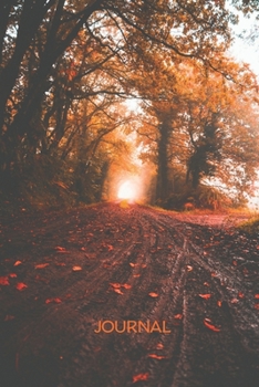 Journal: Autumn Leaves Lined Journal - 6x9 inches - A5 - 100 pages - ideal uses: journaling, notes, diary, habit tracking, etc!