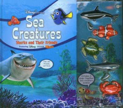 Hardcover Sea Creatures: Sharks and Their Friends [With 5 Snap-Together Sea Creature Models] Book