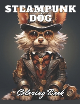 Paperback Steampunk Dog Coloring Book: High Quality +100 Adorable Designs Book