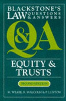 Paperback Equity and Trusts: Blackstone's Law Questions and Answers Book