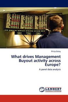 Paperback What drives Management Buyout activity across Europe? Book