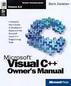 Paperback Microsoft Visual C++ Owners Manual: With CDROM Book