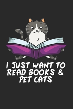 Katze Buch Notizbuch: Katze Lesen Notizbuch für Bücher Liebhaber / Notizheft / Notizblock A5 (6x9in) Dotted Notebook / Punkteraster / 120 gepunktete Seiten (German Edition)