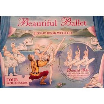 Hardcover Beautiful Ballerinas Jigsaw Book