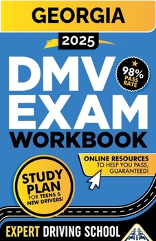 Paperback Georgia DMV Exam Workbook Book