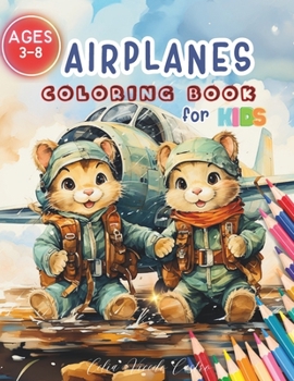 Paperback Airplane Coloring Book for Kids: More than 110 PAGES. Book