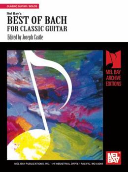 Paperback Best of Bach for Classic Guitar Book