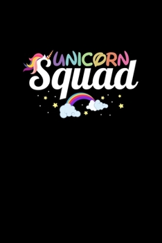 Paperback Unicorn Squad: College Ruled Lined Writing Notebook Journal, 6x9, 120 Pages Book