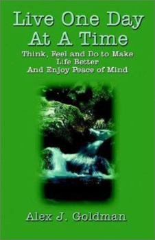 Paperback Live One Day at a Time Book