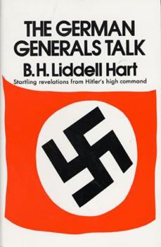 Paperback German Generals Talk Book