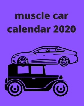 Paperback muscle car Calendar 2020 Book