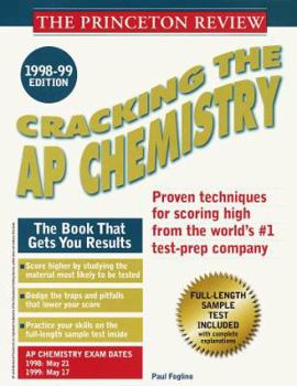 Paperback Cracking the AP Chemistry 1998-99 Edition Book