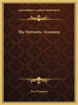 Hardcover The Hermetic Arcanum Book