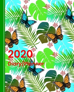 Paperback Tropical Butterflies: Diary Weekly Spreads January to December Book