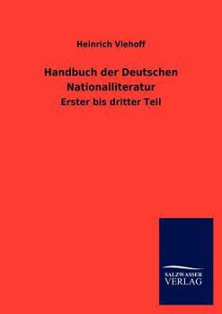 Paperback Handbuch der Deutschen Nationalliteratur [German] Book