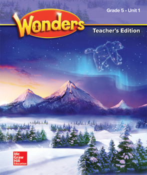 Spiral-bound Wonders Teacher's Edition Unit 1 Grade 5 Book