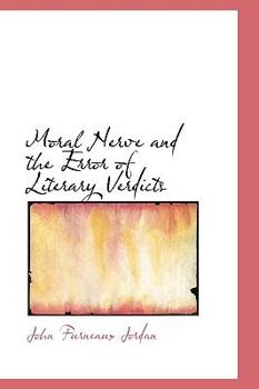 Paperback Moral Nerve and the Error of Literary Verdicts Book