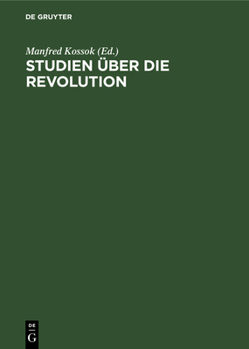 Hardcover Studien Über Die Revolution [German] Book