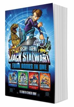 Hardcover Secret Agent Jack Stalwart (Books 1-4): The Escape of the Deadly Dinosaur, the Search for the Sunken Treasure, the Mystery of the Mona Lisa, the Caper Book