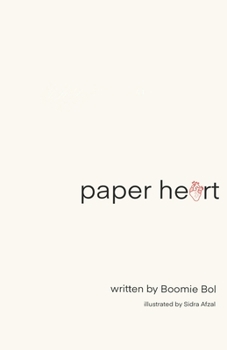 Paperback paper heart Book