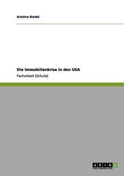 Paperback Die Immobilienkrise in den USA [German] Book