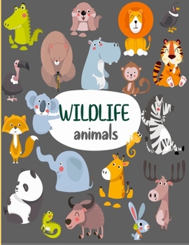 WIlDLIFE Animals: Coloring activity book for kids and toddlers age 3-8 (animals, bugs , insects and others) , perfect size for small hands ,160 pages
