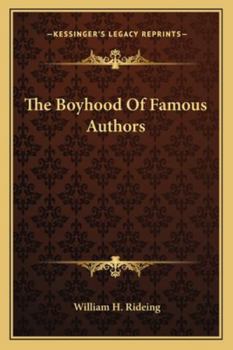 Paperback The Boyhood Of Famous Authors Book