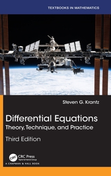 Hardcover Differential Equations: Theory, Technique, and Practice Book