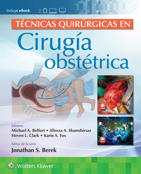 Paperback Técnicas Quirúrgicas En Cirugía Obstétrica [Spanish] Book