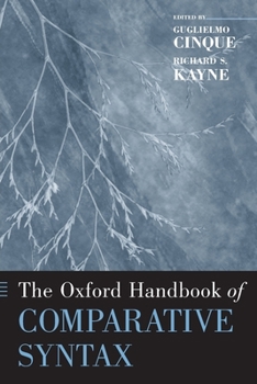 Paperback Oxford Handbook of Comparative Syntax Book