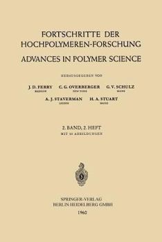 Paperback Fortschritte Der Hochpolymeren-Forschung / Advances in Polymer Science Book
