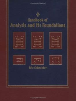 Hardcover Handbook of Analysis and Its Foundations Book