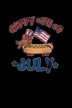 Happy 4th Of July: College Ruled Lined Writing Notebook Journal, 6x9, 120 Pages