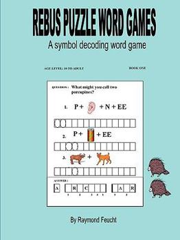 Paperback Rebus Puzzle Word Games ( Book One ) Book