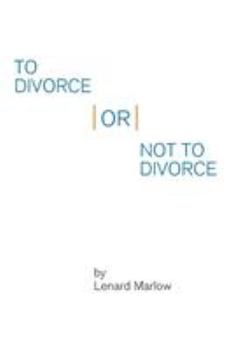 Paperback To Divorce or Not to Divorce Book