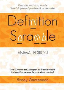 Paperback Definition Scramble: Animal Edition Book