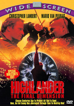DVD Highlander: The Final Dimension Book