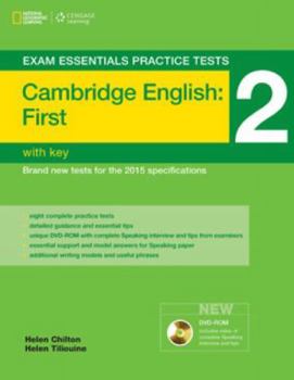 Paperback Exam Essentials: Cambridge First Practice Tests 2 W/Key + DVD-ROM Book