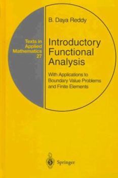 Hardcover Introductory Functional Analysis Book