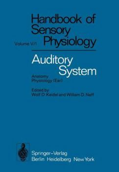 Paperback Auditory System: Anatomy Physiology (Ear) Book