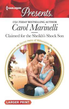 Mass Market Paperback Claimed for the Sheikh's Shock Son [Large Print] Book