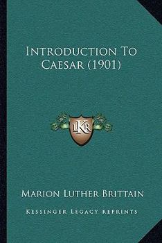 Paperback Introduction To Caesar (1901) Book
