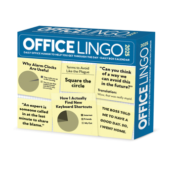 Calendar Office Lingo 2025 6.2 X 5.4 Box Calendar Book