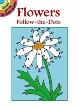 Paperback Flowers Follow-The-Dots Book