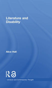 Hardcover Literature and Disability Book