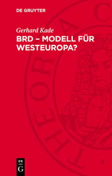 Hardcover Brd - Modell Für Westeuropa? [German] Book