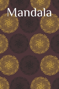 Paperback Mandala: Dot Grid Journal or Notebook (6x9 inches) with 120 Pages Memo Pad Notizbuch Book