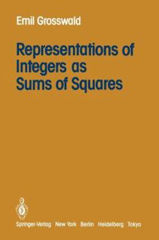 Paperback Representations of Integers as Sums of Squares Book